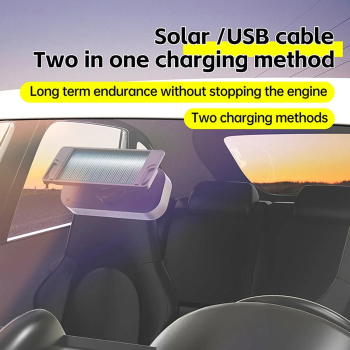T14 Solar  /  USB Charging Tire Pressure Monitoring System Car TPMS with 4 Internal Sensors - 6