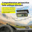 T14 Solar  /  USB Charging Tire Pressure Monitoring System Car TPMS with 4 Internal Sensors - 7