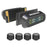 T13 Car TPMS Real Time Display Solar  /  USB Charging Tire Pressure Monitoring System with 4 External Sensors - 1