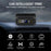 T13 Car TPMS Real Time Display Solar  /  USB Charging Tire Pressure Monitoring System with 4 External Sensors - 3