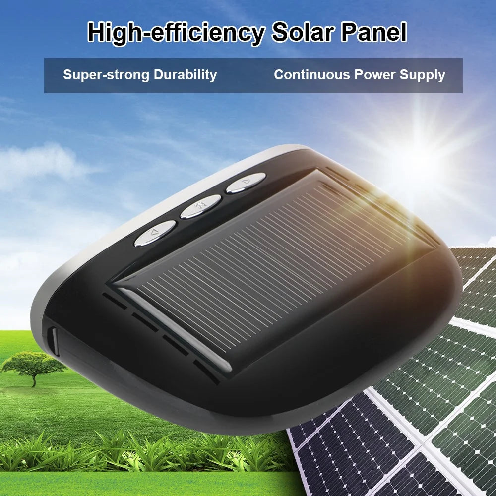 TY07 Solar Powered TPMS Wireless Car Tire Pressure Monitoring System with 4 Internal Sensors - 4