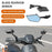 AOS5 1 Pair For Motorcycle Universal Rear View Mirror High Definition Rotatable Side Mirror, Blue - 3
