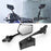 AOS5 1 Pair For Motorcycle Universal Rear View Mirror High Definition Rotatable Side Mirror, White - 3