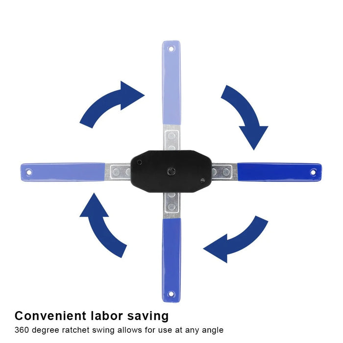 Brake Piston Caliper Press Tool Steel Car Ratchet Brake Piston 360 Degree Ratchet Pad Spreader Press Hand Tool - 2