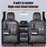 Car Seat Back Organizer Rhombus Texture PU Leather Multi-Pocket Storage Bag for Water Bottle  /  Umbrella Holder - 4