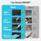 PU Leather Car Pet Seat Cover for Dogs Extended Hammock Scratch Resistant Backseat Protector - 2