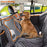 Bone Shape Mesh Window Pet Car Seat Cover for Back Seat Waterproof 600D Oxford Fabric Dog Hammock - 2