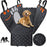 Paw Shape Mesh Window Pet Car Seat Cover for Back Seat Waterproof 600D Oxford Fabric Dog Hammock - 1