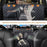 Paw Shape Mesh Window Pet Car Seat Cover for Back Seat Waterproof 600D Oxford Fabric Dog Hammock - 2