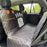 Paw Shape Mesh Window Pet Car Seat Cover for Back Seat Waterproof 600D Oxford Fabric Dog Hammock - 5