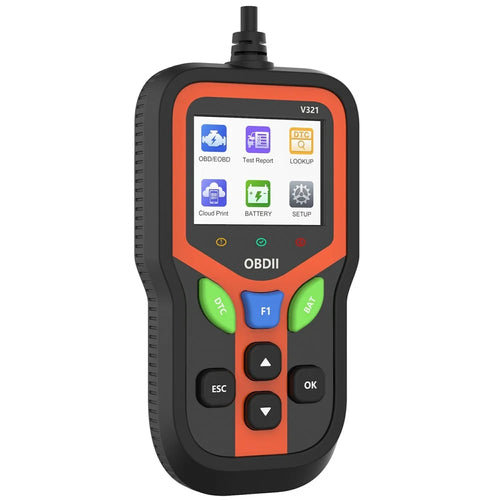 V321 2.4 Inch Color Screen OBD2 Car Diagnostic Scanner Engine Code Reader Battery Health Test Tool - 1