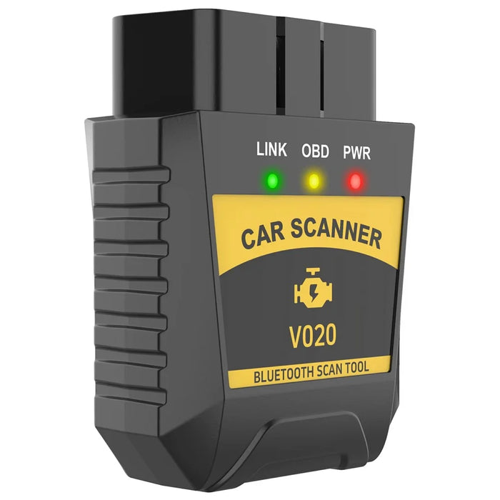 V020 Bluetooth-compatible OBD2 Scanner ELM327 Car Diagnostic Tool Battery Tester Engine Fault Code Reader - 1