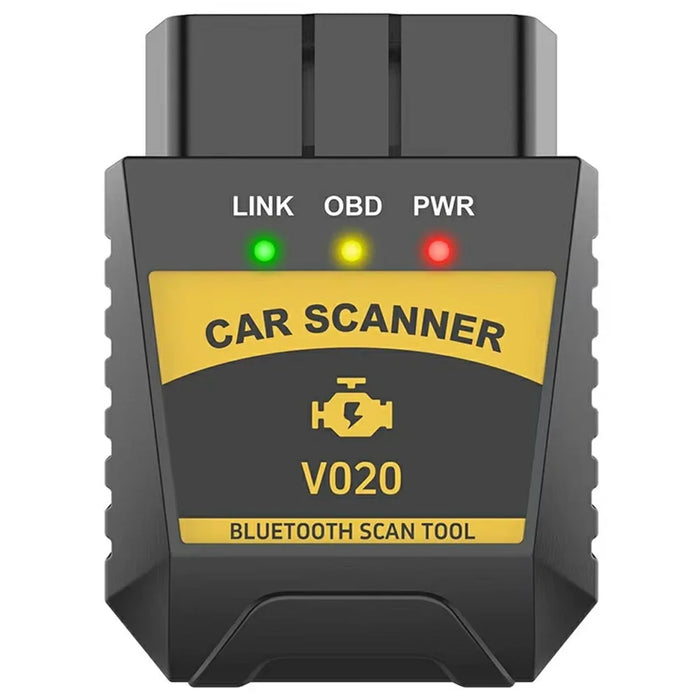 V020 Bluetooth-compatible OBD2 Scanner ELM327 Car Diagnostic Tool Battery Tester Engine Fault Code Reader - 2