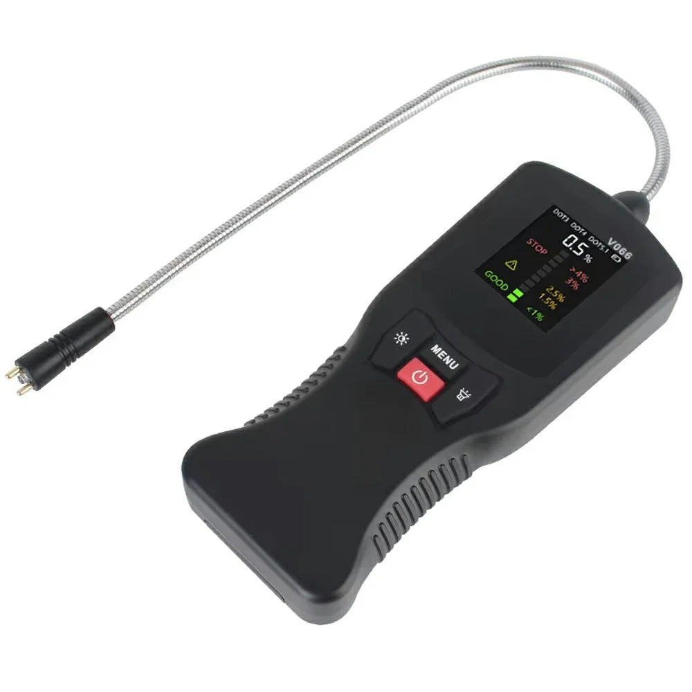 V066 Brake Fluid Tester for Car Diagnostics Water Content Measurement DOT3 DOT4 DOT5.1 Compatible - 1