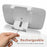 Car Sun Visor Mount Rechargeable LED Makeup Mirror Vehicle Interior Illuminated Vanity Mirror - 4