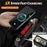Car Seat Gap Filler Organizer with USB-A + USB-C Fast Charging Ports Multifunctional Storage Box - Black - 5