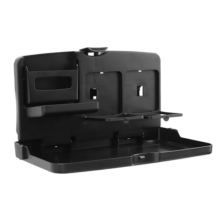 Plastic Car Seat Tray Table Foldable Backseat Desk for Eating Working Multi-Purpose Vehicle Organizer - 2