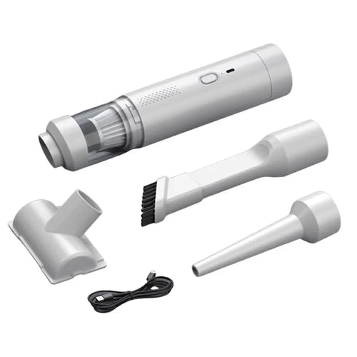 Brushless Motor Car Vacuum Cleaner 200W High Power Multifunction Handheld Cordless Suction Blower - White - 1