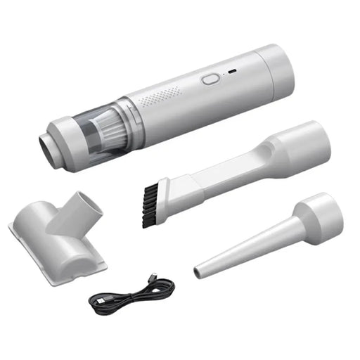 Brushless Motor Car Vacuum Cleaner 200W High Power Multifunction Handheld Cordless Suction Blower - White - 1