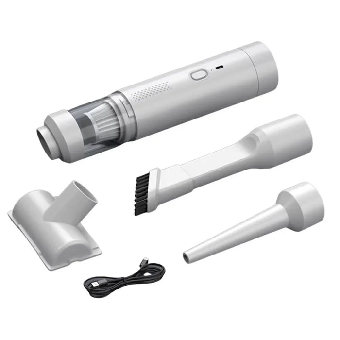 Brushless Motor Car Vacuum Cleaner 200W High Power Multifunction Handheld Cordless Suction Blower - White - 1