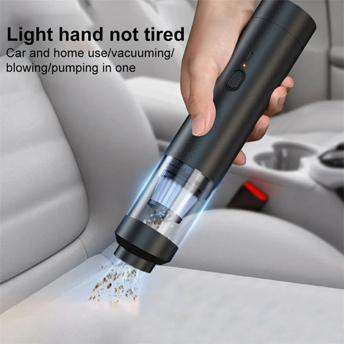 Brushless Motor Car Vacuum Cleaner 200W High Power Multifunction Handheld Cordless Suction Blower - White - 3