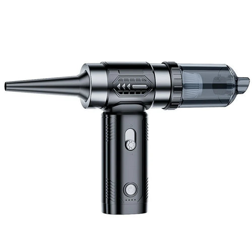 2 in 1 Car Wireless Handheld Turbofan 3 Gears Adjustable 4500Pa 100000 RPM High Speed Vacuum Blower - Black - 1