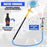 Portable Car Washing Kit with Replacement Chenille Cover Car Wash Brush Rotary Mop Automatic Foam Cleaner - 3