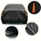 Waterproof Outdoor Car Cover for Sedan SUV Hatchback UV Protection Cover with Reflective Strips, Black+Orange - 3L (4.4-4.6m) - 5