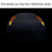 Waterproof Outdoor Car Cover for Sedan SUV Hatchback UV Protection Cover with Reflective Strips, Black+Orange - 3L (4.4-4.6m) - 7