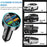100W High Power 6-Port Car Charger PD QC3.0 Fast Charging Adapter with Voltage Display - 6