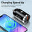 P90 3.1A 30W Fast Car Charger QC3.0 Type-C + PD USB Dual Port Charging Adapter with Pull Ring - 6