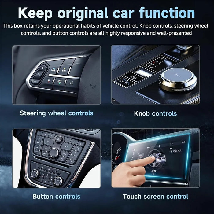 CP510 2 in 1 Wireless CarPlay Android Auto Adapter Plug and Play WiFi Fast Connect Smart Dongle - 5