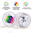 5Pcs RGB LED Underwater Light 16 Colors Fish Tank Decorative Light IP68 Waterproof Submersible Pool Lamp with Remote - 2
