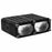 V79 2-LED Headlight for Motorcycle 30W Waterproof Car Auxiliary Lamp High Low Beam with Cooling Fan - 1