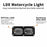 V79 2-LED Headlight for Motorcycle 30W Waterproof Car Auxiliary Lamp High Low Beam with Cooling Fan - 4