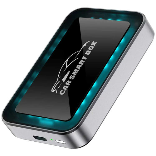 2 in 1 AI Box CarPlay Android Auto Wireless Car Upgrade Adapter Support Navigation Music HD Mirroring - 1