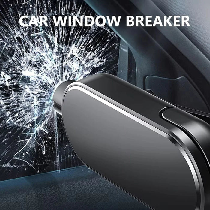 Car Emergency Escape Tool Multifunction Safety Hammer Window Breaker with Seatbelt Cutter - 4
