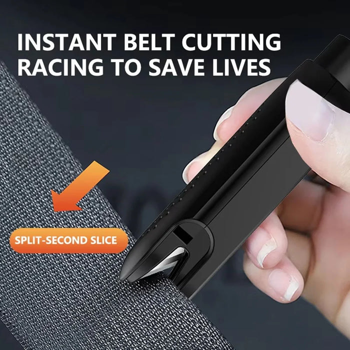 Car Emergency Escape Tool Multifunction Safety Hammer Window Breaker with Seatbelt Cutter - 6