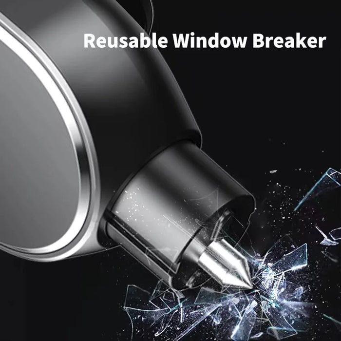 Car Emergency Escape Tool Multifunction Safety Hammer Window Breaker with Seatbelt Cutter - 7