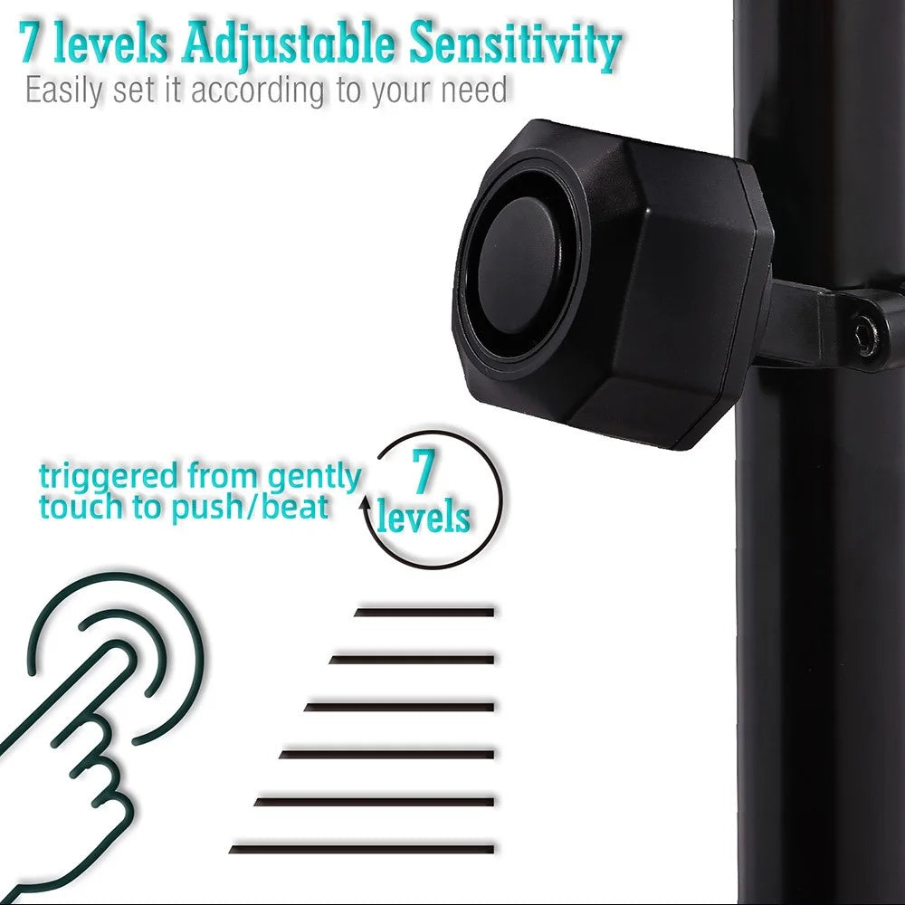 SF32 Waterproof Motorcycle Anti Theft Alarm USB Rechargeable Wireless Bicycle Alarm System with Remote - 5