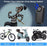 SF22R+03C Wireless Anti Theft Alarm System for Motorcycle Bicycle Remote Control Vibration Detection Device - 6