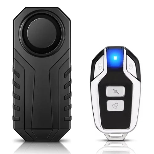 SF22R+09C Wireless Motorcycle Alarm System with Remote Control USB Rechargeable Waterproof Bicycle Anti Theft Device - 1