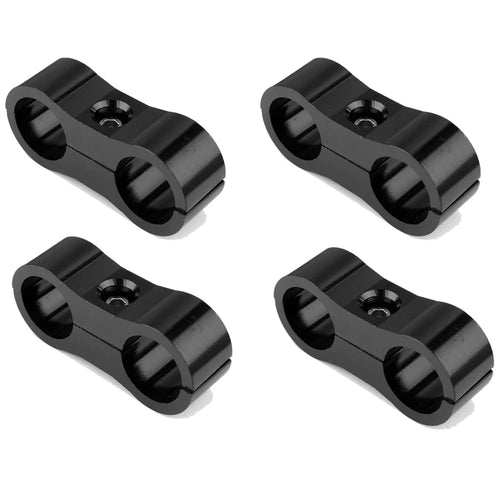 F08129-10 4PCS AN10 Aluminum Alloy Hose Separator Mounting Clamp - 1