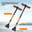 ST-3908 Telescopic handle Windshield Cleaner for Vehicles 2 in 1 360 Degree Rotatable Car Snow Brush Ice Scraper - 3