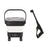 LCD Display Folding Car Wash Water Tank Portable High Pressure Car Washer with Bucket, EU Plug - White - 2