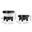 LCD Display Folding Car Wash Water Tank Portable High Pressure Car Washer with Bucket, EU Plug - White - 7