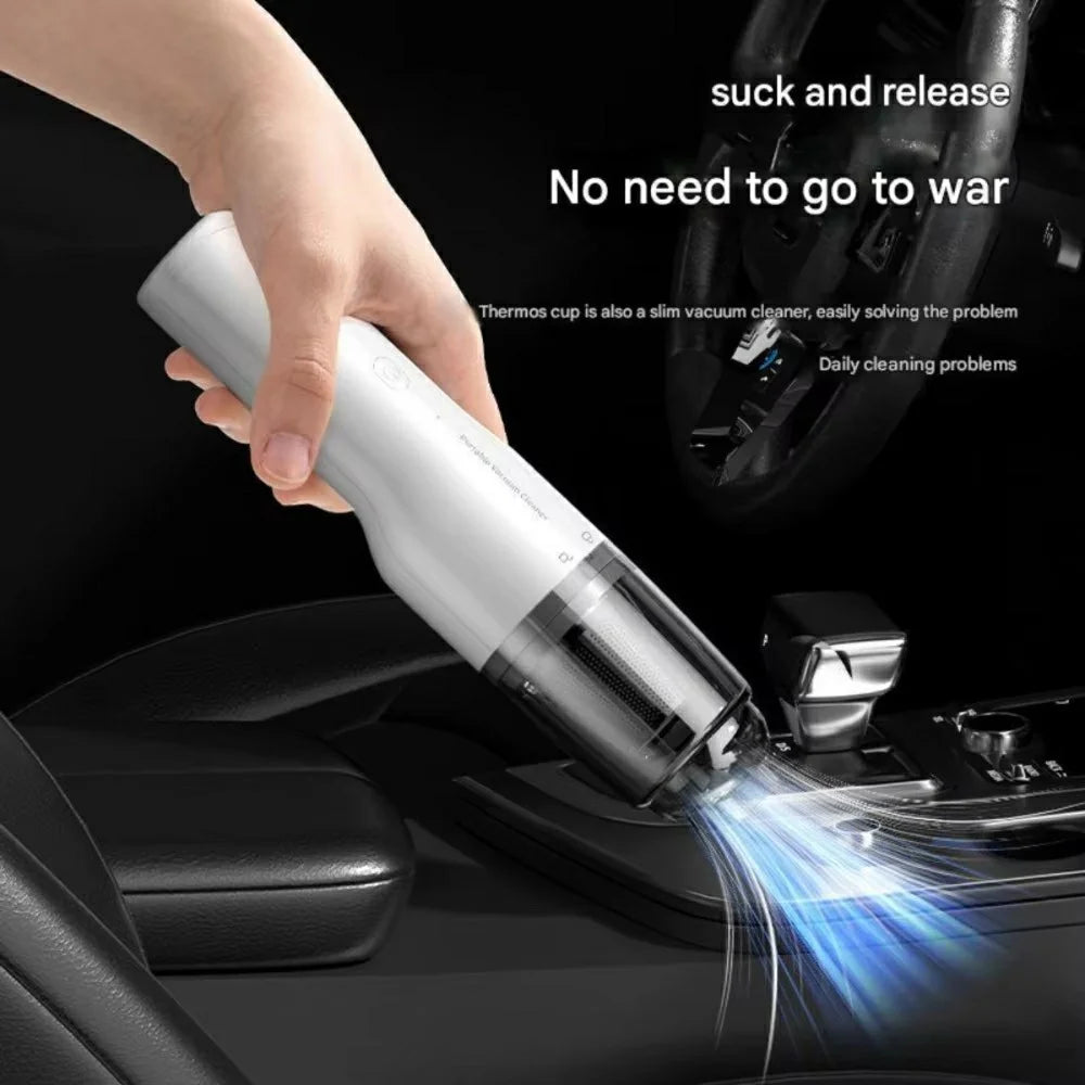 Portable Wireless Handheld Vacuum Cleaner Metal Filter High Power Suction Blower for Car Home - 6