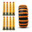 8Pcs Car Tire Snow Chains Universal Anti Skid Emergency Traction with Gloves and Hooks for SUV Truck Off-Road Vehicle - 1