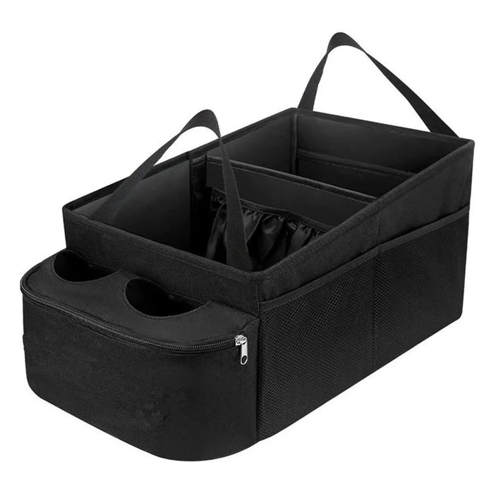 Multi Pocket Car Trunk Organizer Large Capacity Foldable 600D Oxford Fabric Storage Box - 1