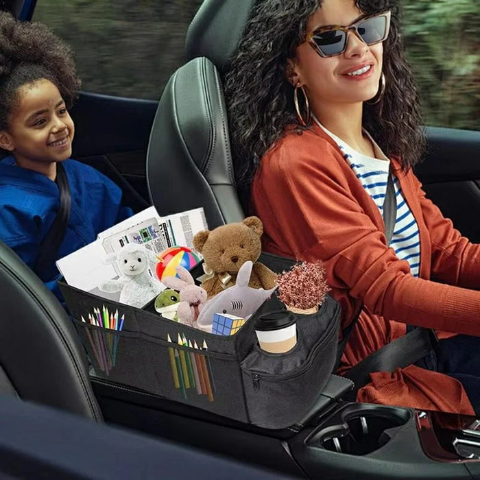 Multi Pocket Car Trunk Organizer Large Capacity Foldable 600D Oxford Fabric Storage Box - 4